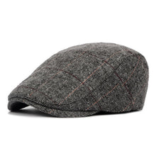 Plaid Woolen Beret BR001